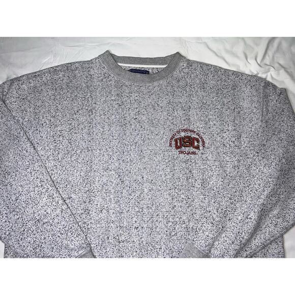 USC Pullover Champs Men Size XXL Gray Trojans Sports Team Edition Sweater Colleg - Picture 3 of 12